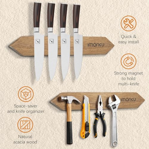 Magnetic Knife Strip 16 Inch (Magnetic / 15.94*2.60*0.91 inches)