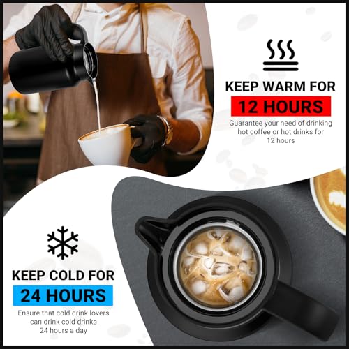 Insulated Coffee Carafe (Black / 51 Ounces)