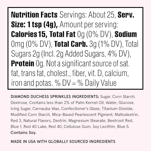 Diamond Duchess Shaped Candy Sprinkles 1 Pack (1 Pack / Diamond Duchess)