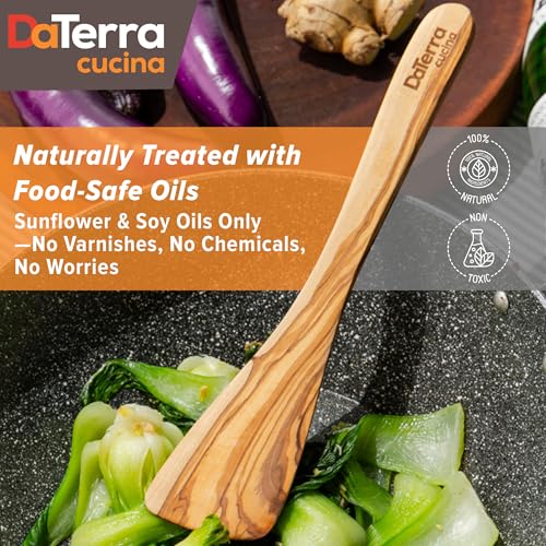 12 Inch Olive Wood Cooking Utensil Set 5
