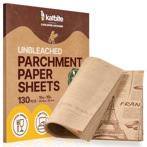 130Pcs 10 Inch Sandwich Wrapping Paper (130 Count)