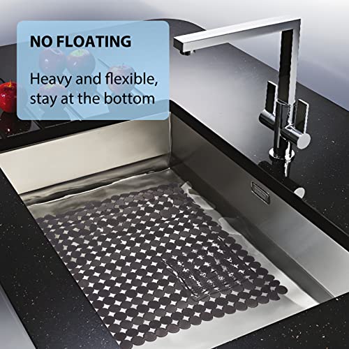 Sink Protectors Mat for Kitchen Sink (Black transparent)