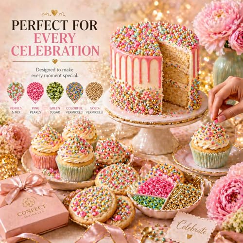 Sprinkles 5 Pack Assorted Cake Decorating Mix