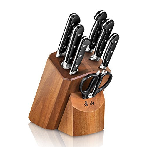 TV2 Series 1023039 Swedish 14C28N Steel Forged 8 (8-Piece Knife Block Set)