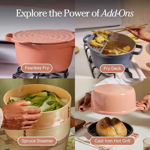 Perfect Pot 5.5 Qt Nonstick Ceramic Pot & Dutch Oven with Lid (5.5 Quarts / Steam)
