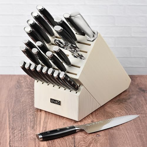 Knife Set Made in Japan (Gray Ash Knife Block)