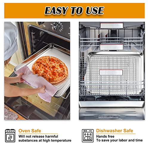 Baking Pan with Wire Rack (16 x 12 x 1 Inch)