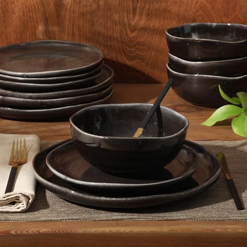 Nardini 12 Piece (Service for 4 (12pcs) / Black (Nardini))