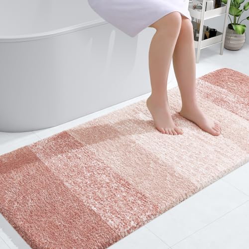 Bathroom Runner Rug 54x24 (54" X 24" / Peach)