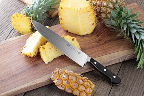 V2 Series 59182 German Steel Forged Chef Knife (9.5" / Black)