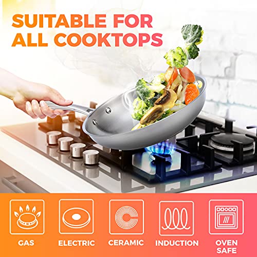 Mueller Pots and Pans Set 11 (11 Piece / Silver)