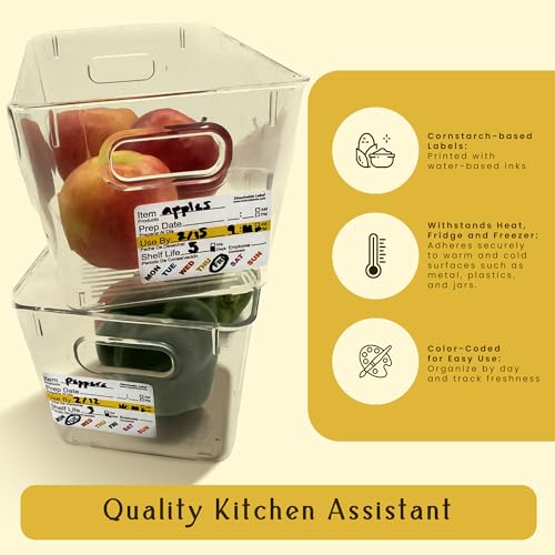 InStockLabels Dissolvable Food Rotation Labels (2500 Count)