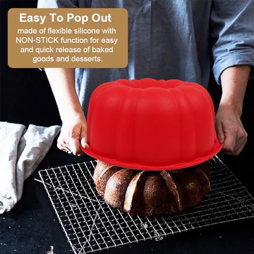 10 Inch Round Silicone Cake Pan