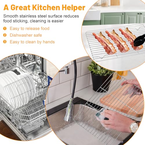 Cooling Rack 11.7” x 9” Stainless Steel Wire Baking Rack (11.7"*9")
