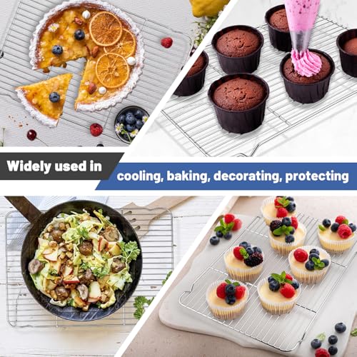 Cooling Rack 16.6” x 11.45” Stainless Steel Wire Baking Rack (16.6"*11.45")