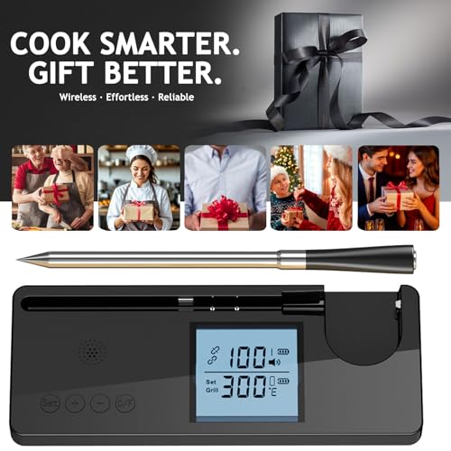 Meat Thermometer Digital Wireless with 800ft Range