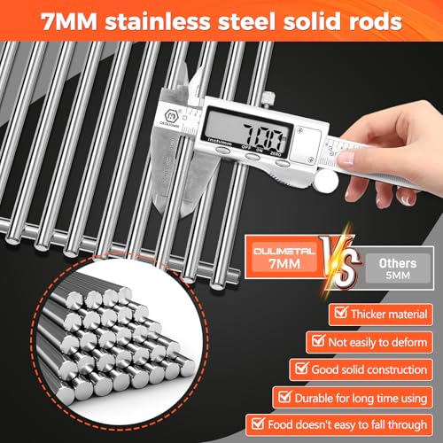 19.5" Grill Grates for Weber Genesis 300 Series (19.5" x 12.9" 2 Pack)
