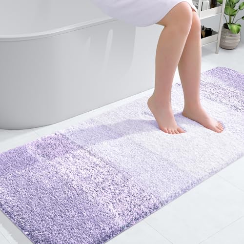Bathroom Runner Rug 59x24 (59" X 24" / Light Purple)