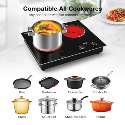 Electric Cooktop (2 Burner Electric Cooktop Built-In)