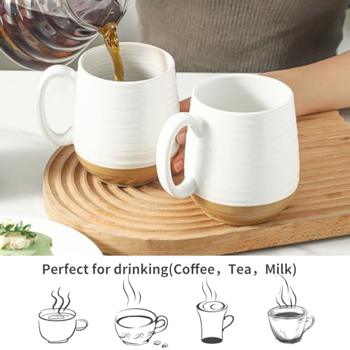 Coffee Mugs Set of 2 (White-2)