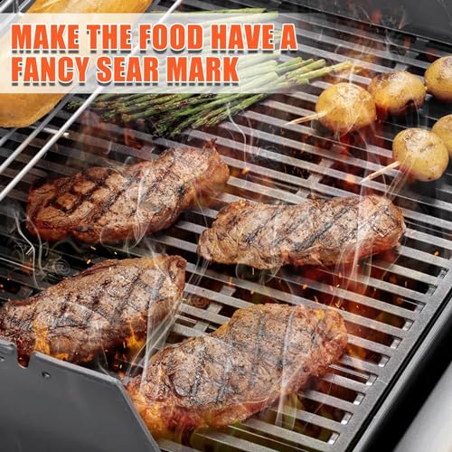 18.75 Inch Cast Iron Grill Grates for Weber Genesis II 300 Series (18.75" Weber Genesis II 300)