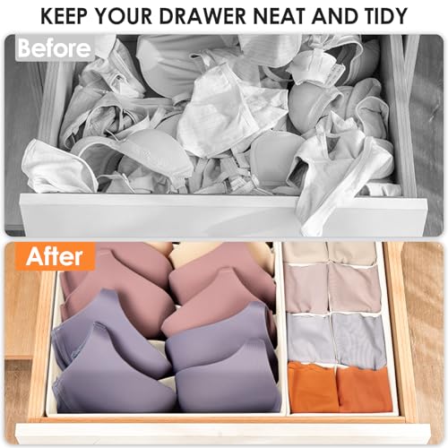 Drawer Organizer Clothes (8 Count)