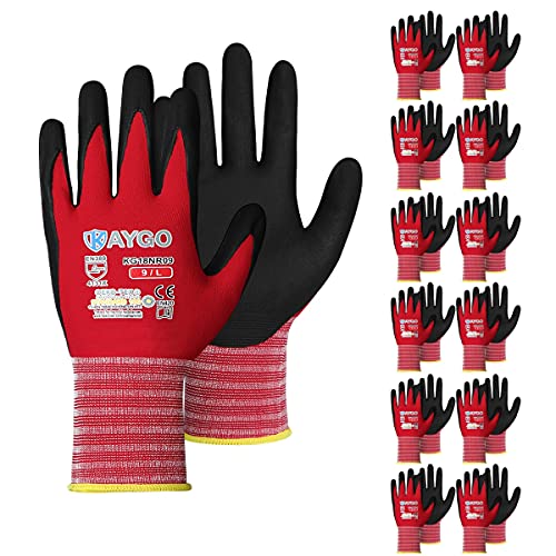 Safety Work Gloves (12 Count)