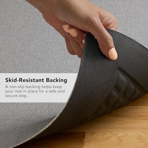 Gourmet Series Kitchen Comfort Gel Mat (Matte Grey / 39.8"L x 20"W x 0.8"Th)