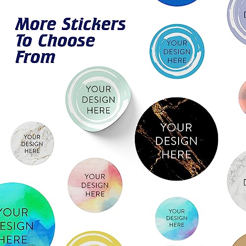 100 Custom Vinyl Stickers (100 Count)