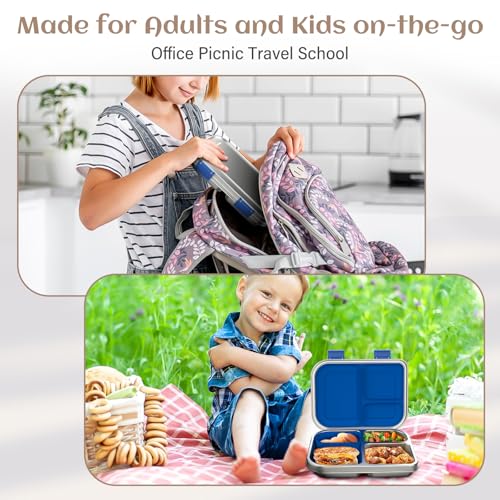 Stainless Steel Bento Box Kids (Blue)