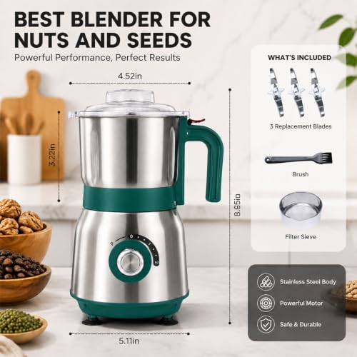 Electric Spice and Nut Grinders (Green)