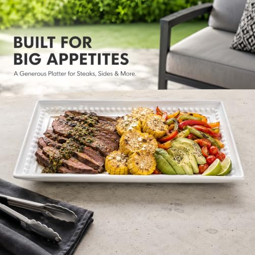 14 inch Ceramic Serving Platter (White 3)