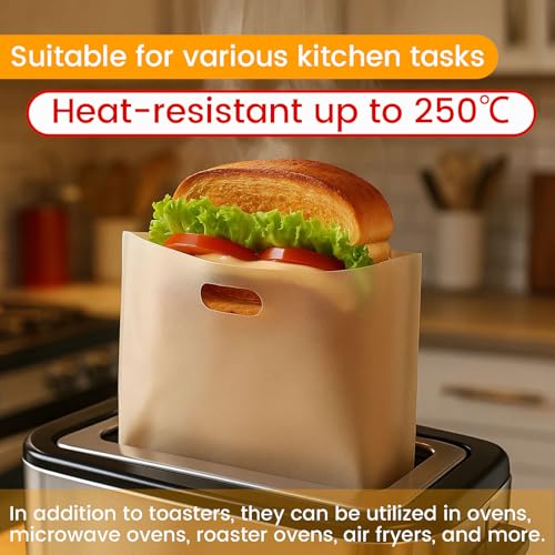 12 Pack Reusable Toaster Bags (Medium Set)