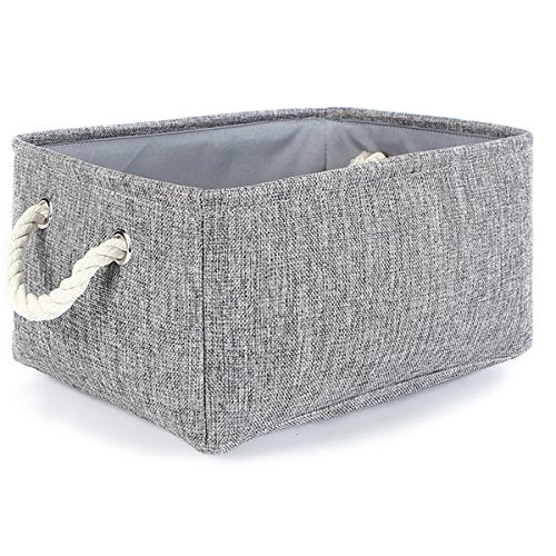 Large Storage Bins (Grey / Large - 15.7Lx11.8Wx8.3H)