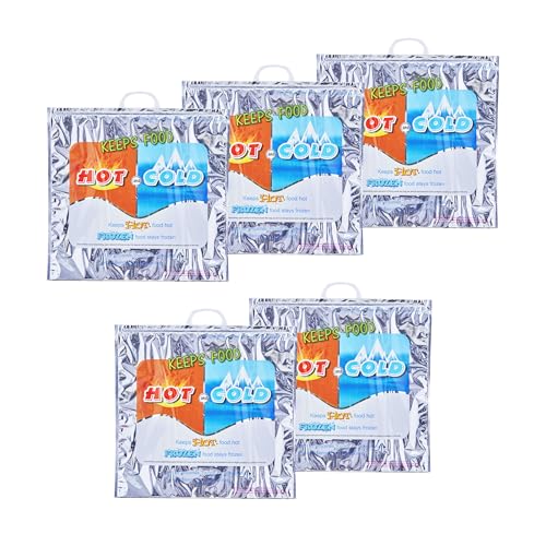 Hot and Cold Insulated Bags for Food Delivery (X Large (Grocery Size))