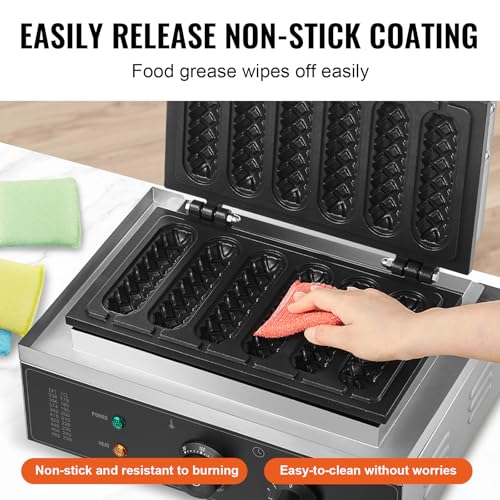 Commercial Waffle Stick Maker (6Pcs)