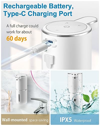 Automatic Foaming Soap Dispenser (White / Foam)