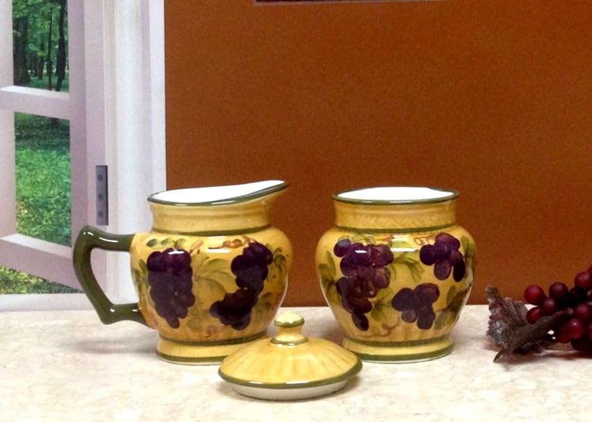 Ceramic Cream and Sugar Set
