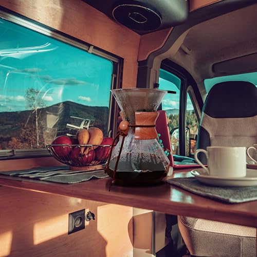 Pour Over Coffee Maker Set (Diamond Design / 28 Ounces)