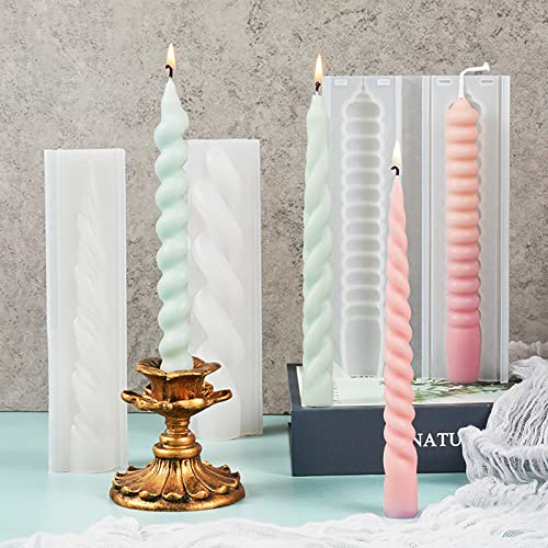 8 Piece Spiral Candle Molds (LZ-pillar-candle-pack)