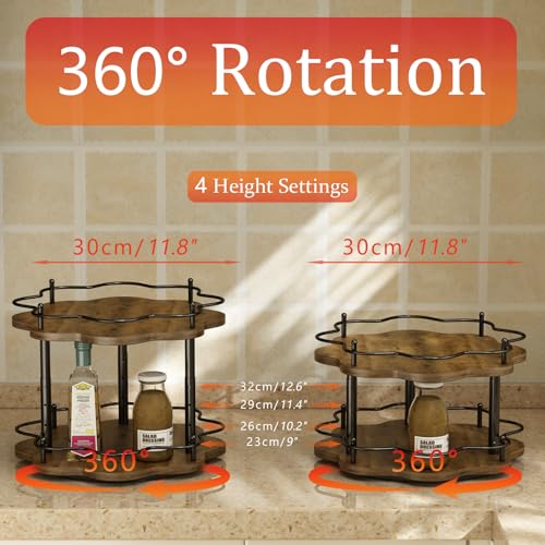2 Tier Lazy Susan Organizer