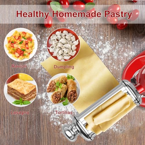 Pasta Roller for Kitchenaid Stand Mixer (1-Piece Set (Roller Only))
