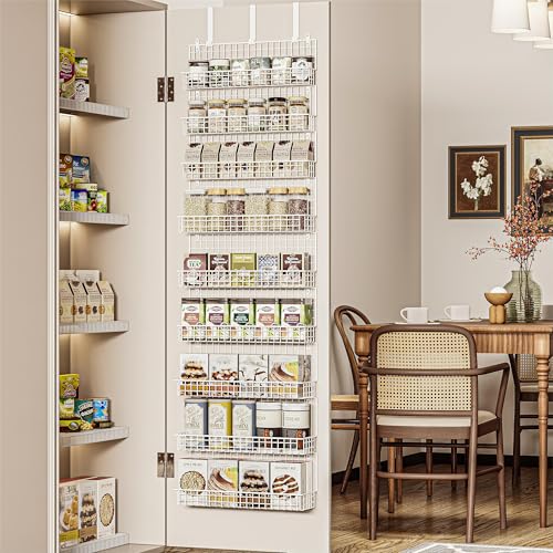 9 Tier Spice Rack Organizer with Door Hook