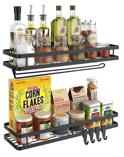 Spice Rack Organizer Wall Mount (2 Count)