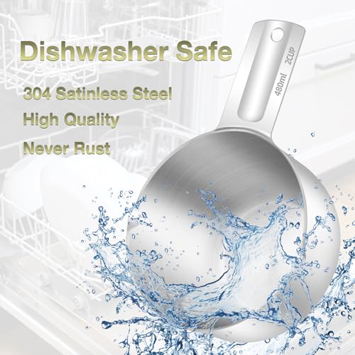 18/8(304) Stainless Steel Measuring Cup Set(1CUP & 2CUP)
