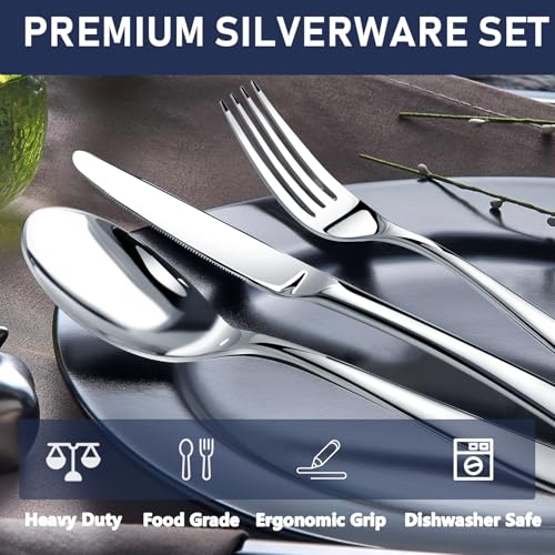 Heavy Duty Silverware Set for 6 (Heavy Duty / 30 Piece)