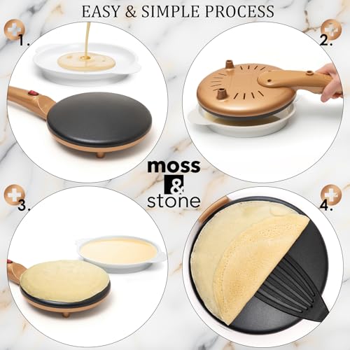 Gold Electric Crepe Maker (8 Inch Corded / Gold)