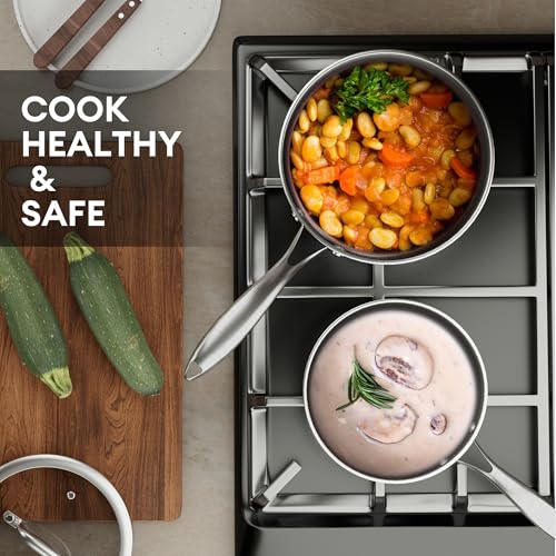 1.5 QT Stainless Steel Saucepan (1.5 Quarts)