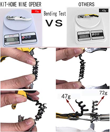 Professional Waiter Corkscrew Wine Openers Set (4 Count)
