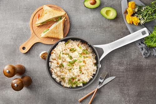 1.5 QT Ceramic Enamel Saucepan with Lid (1.5 QT Yellow)